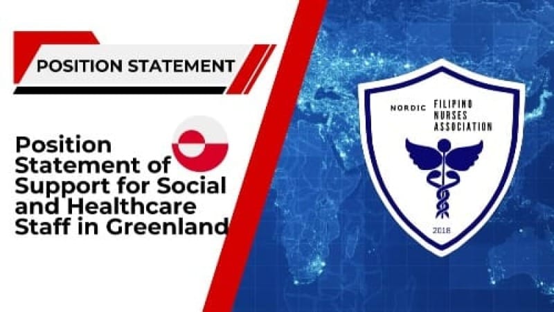 Position Statement of Support for Social and Healthcare Staff in Greenland